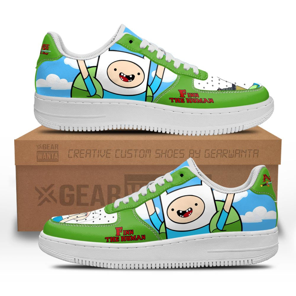 Adventure Time Finn The Human Rogers Air Sneakers Grabiiva