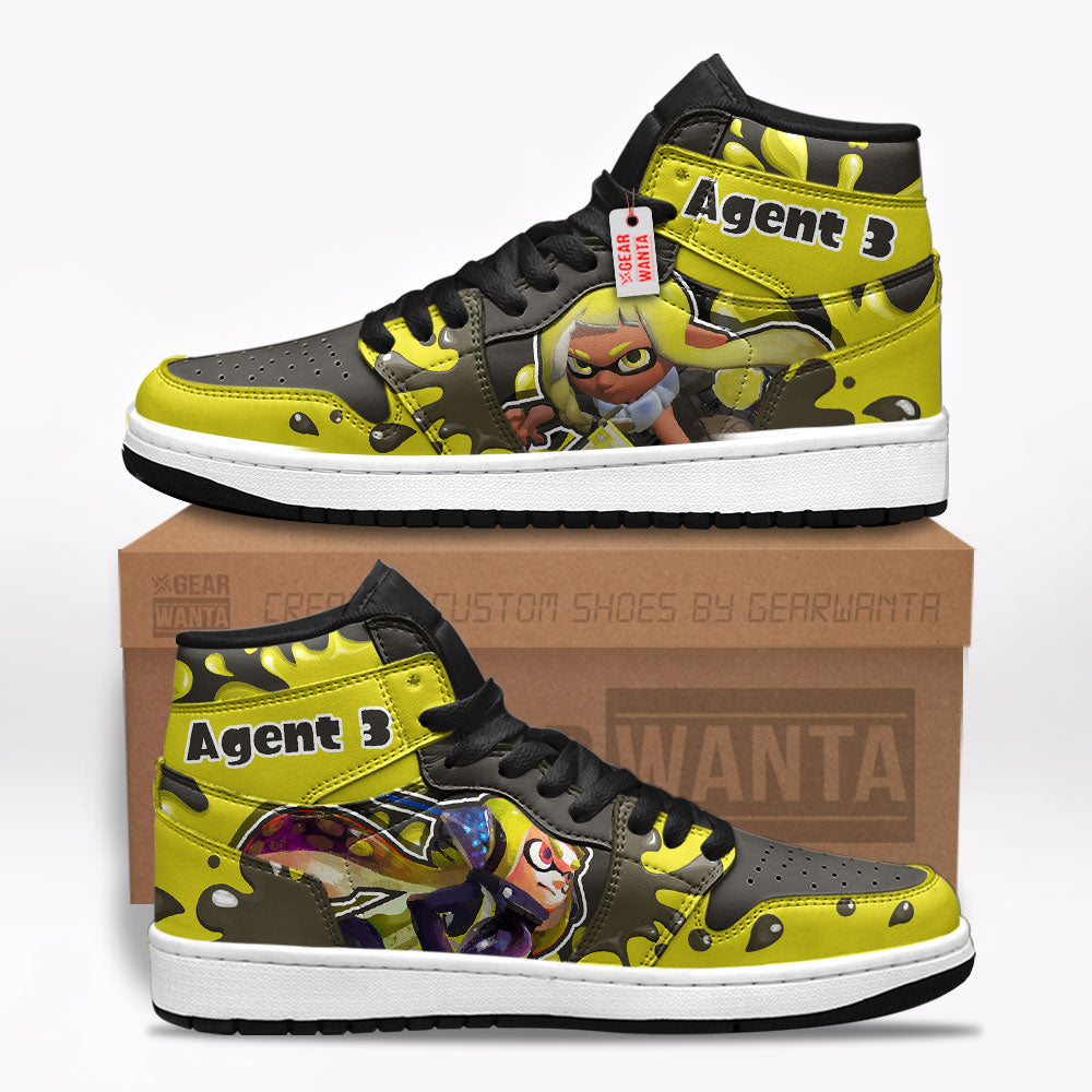 Agent 3 Splatoon J1s Sneakers Custom For Fans TT20  Grabiiva