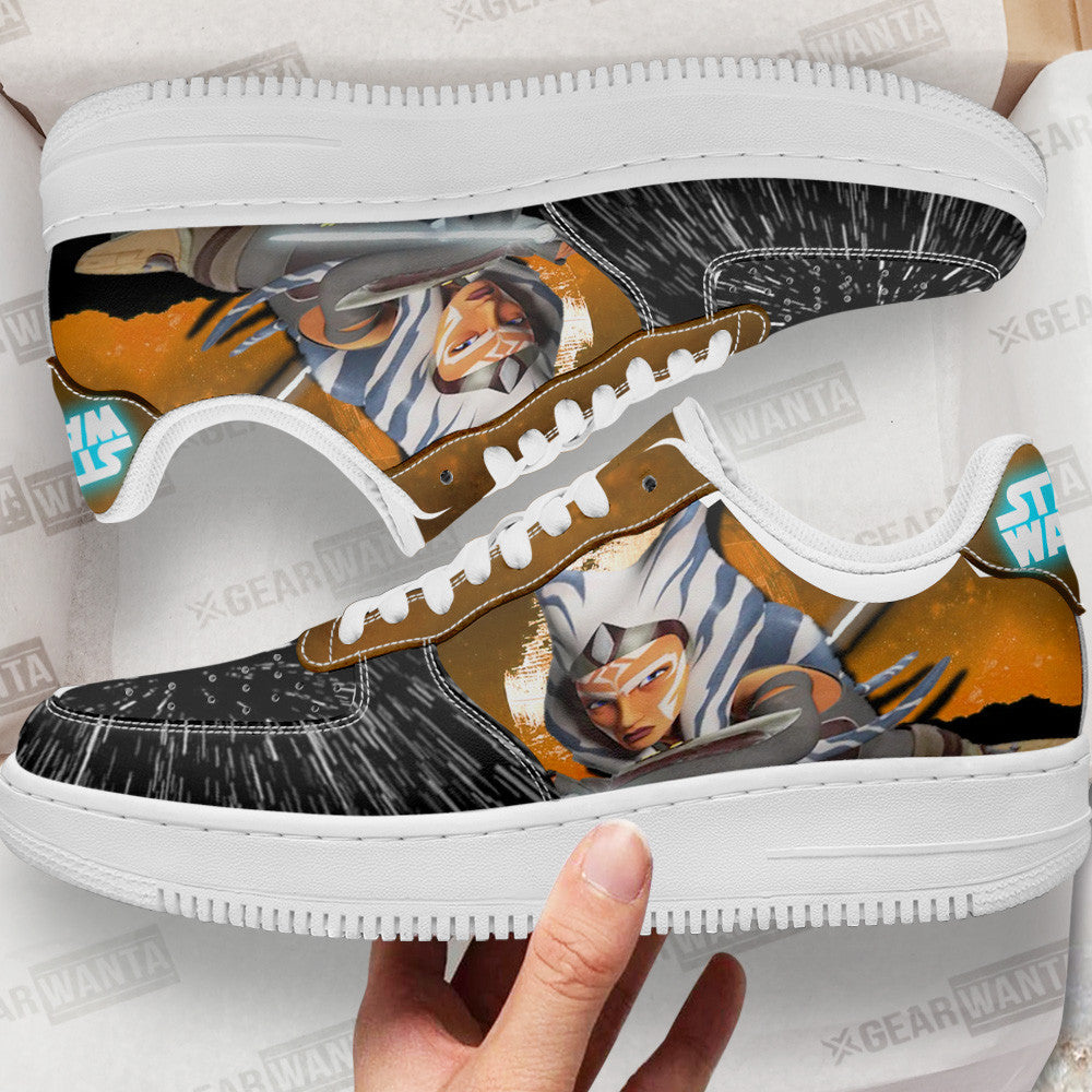 Ahsoka Tano Air Sneakers Custom Star Wars Shoes Grabiiva