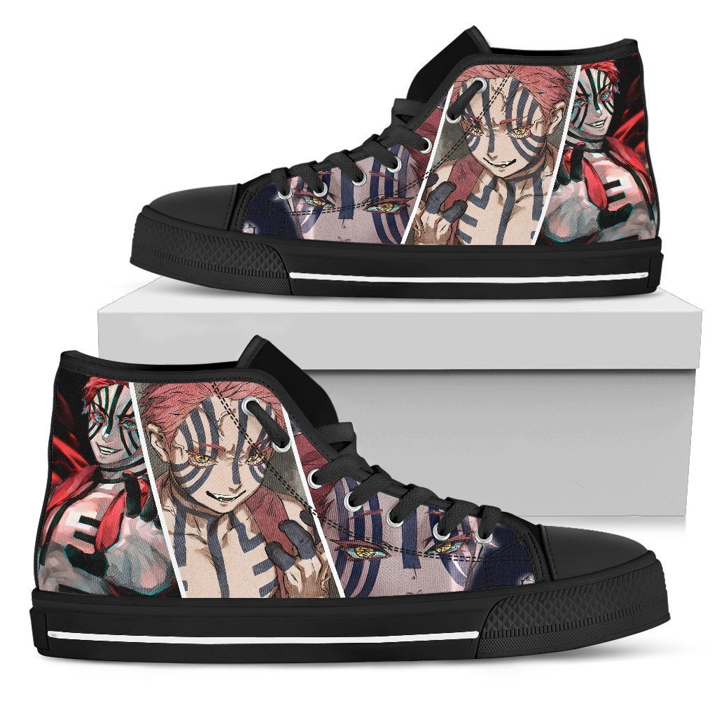 Akaza Shoes Demon Slayer High Top Sneakers Anime Fan MN19 Grabiiva