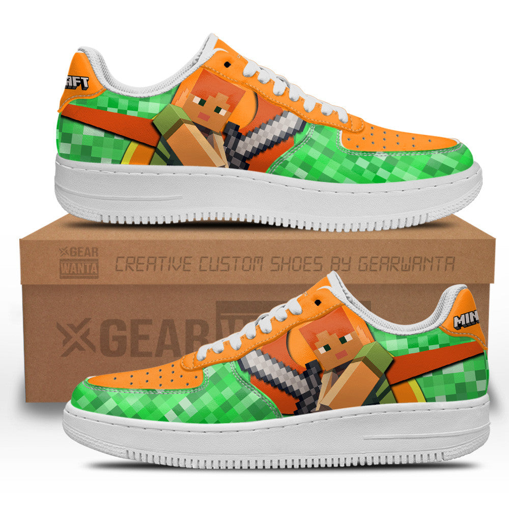 Alex Minecraft Custom Air Sneakers LT11 Grabiiva