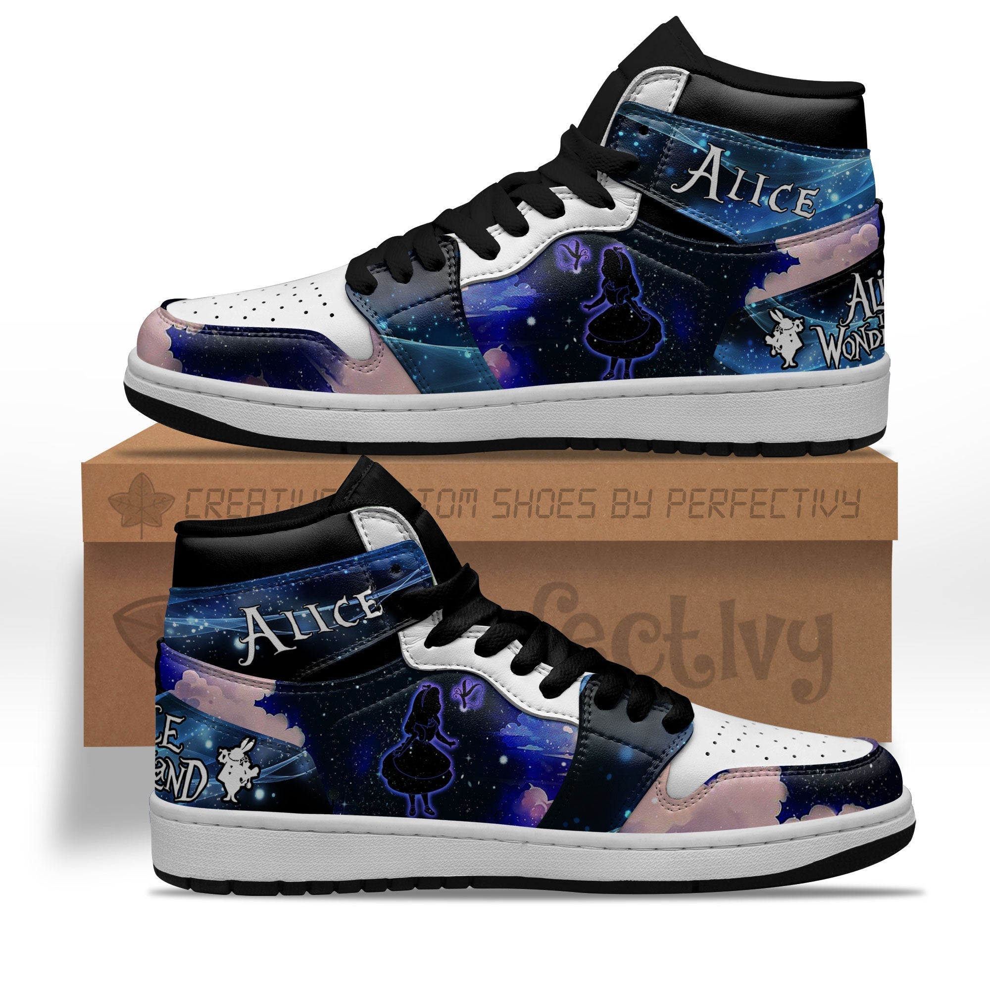 Alice Silhouette J1s Sneakers Custom For Fans Sneakers PT10  Grabiiva