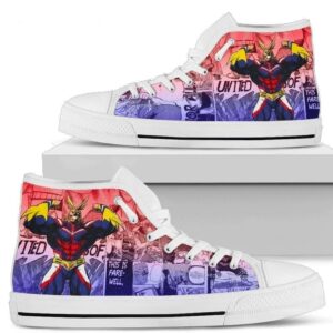 All Might My Hero Academia High Top Shoes Anime NH09 Grabiiva