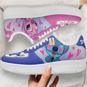 Angel & Stitch Air1 Sneakers NAF Custom For Fans Grabiiva
