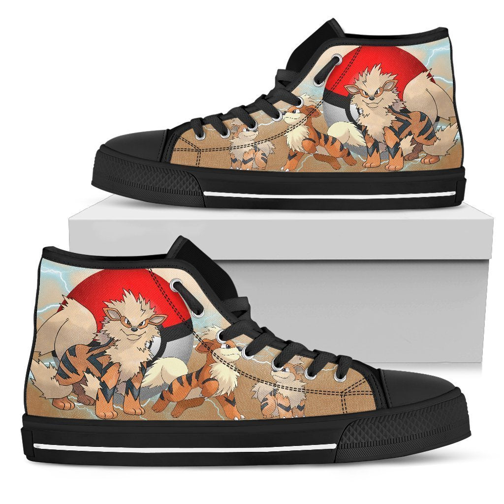 Arcanine High Top Shoes Grabiiva
