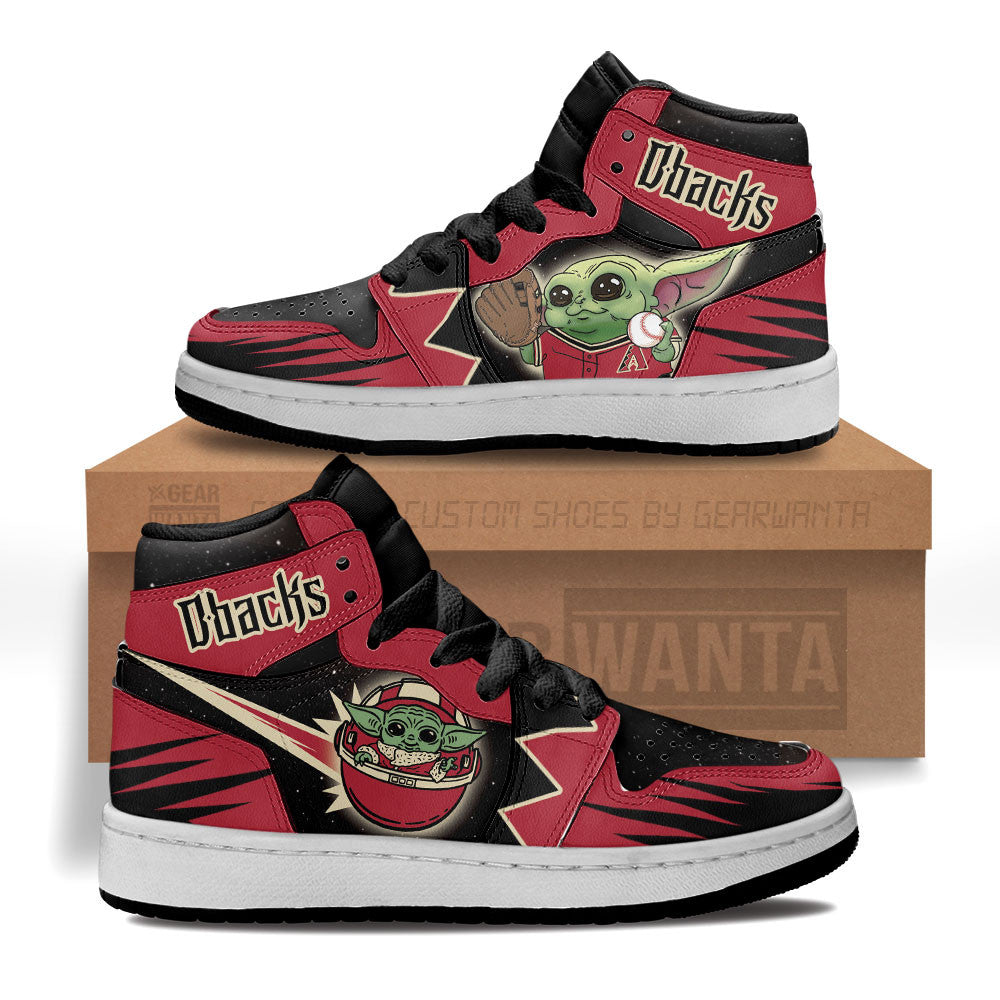 Arizona Diamondbacks Kid J1s Sneakers Custom For Kids Grabiiva