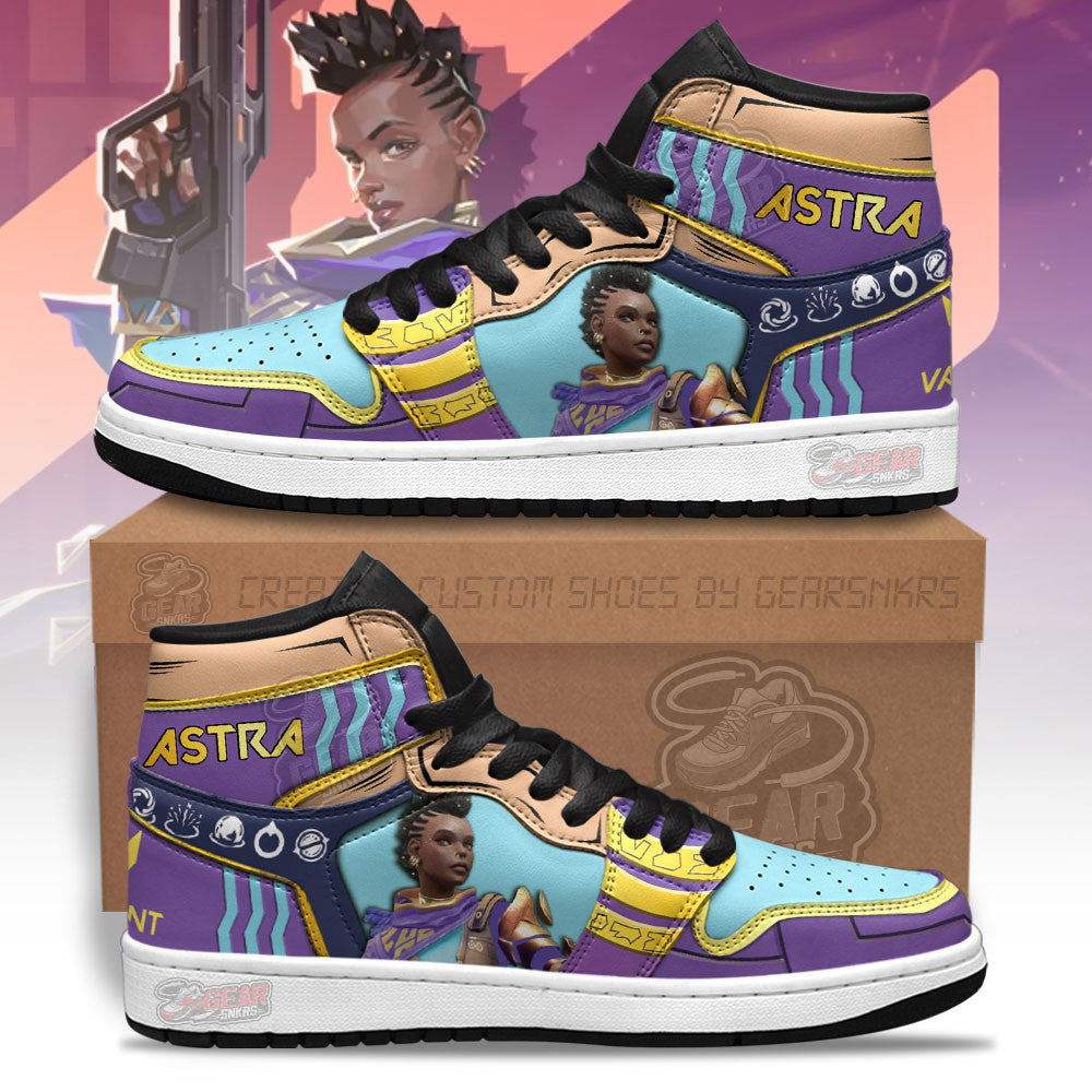 Astra Valorant Agent J1s Sneakers Gifts Idea For Fans MN13  Grabiiva