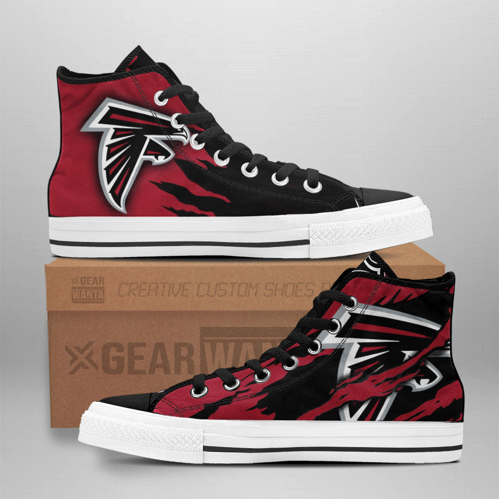 Atlanta Falcons High Top Shoes Custom For Fans Grabiiva