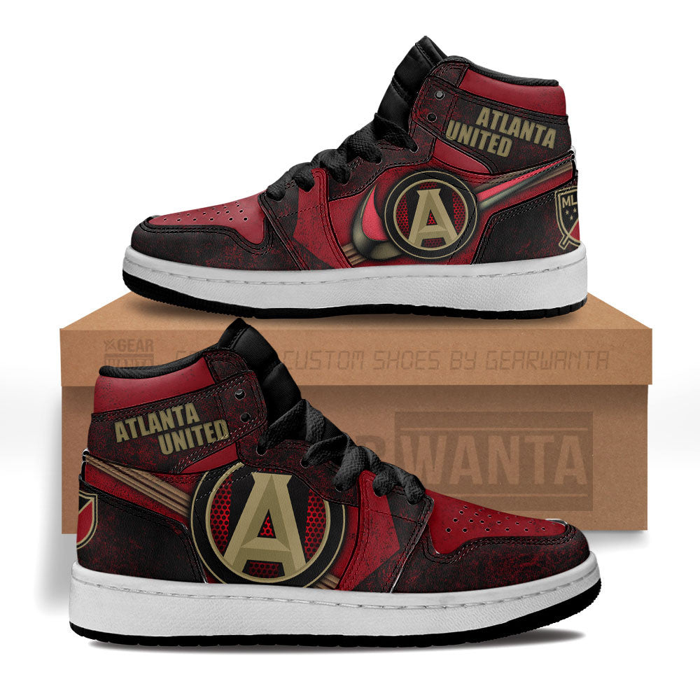 Atlanta United Kid J1 Sneakers Custom Shoes For Kids Grabiiva