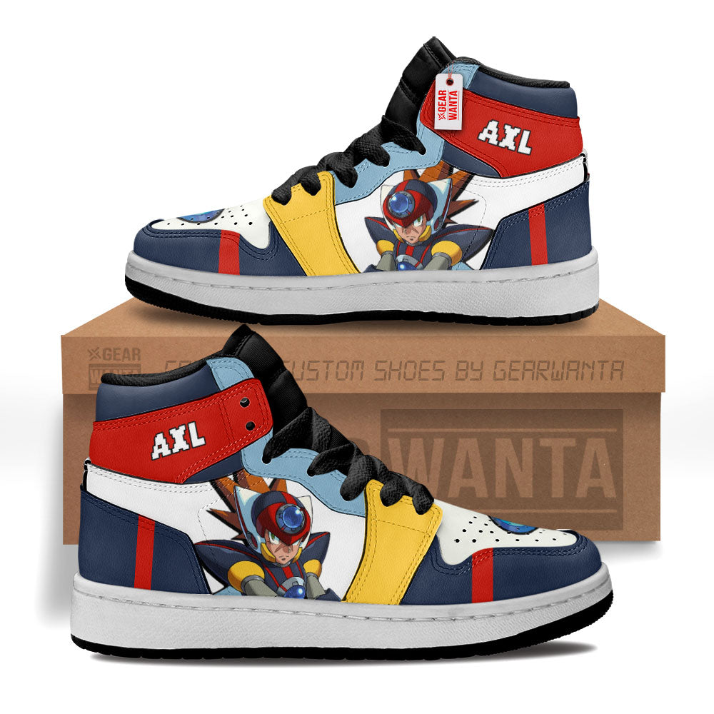 Axl Mega Man Kid J1s Sneakers Custom For Kids Grabiiva