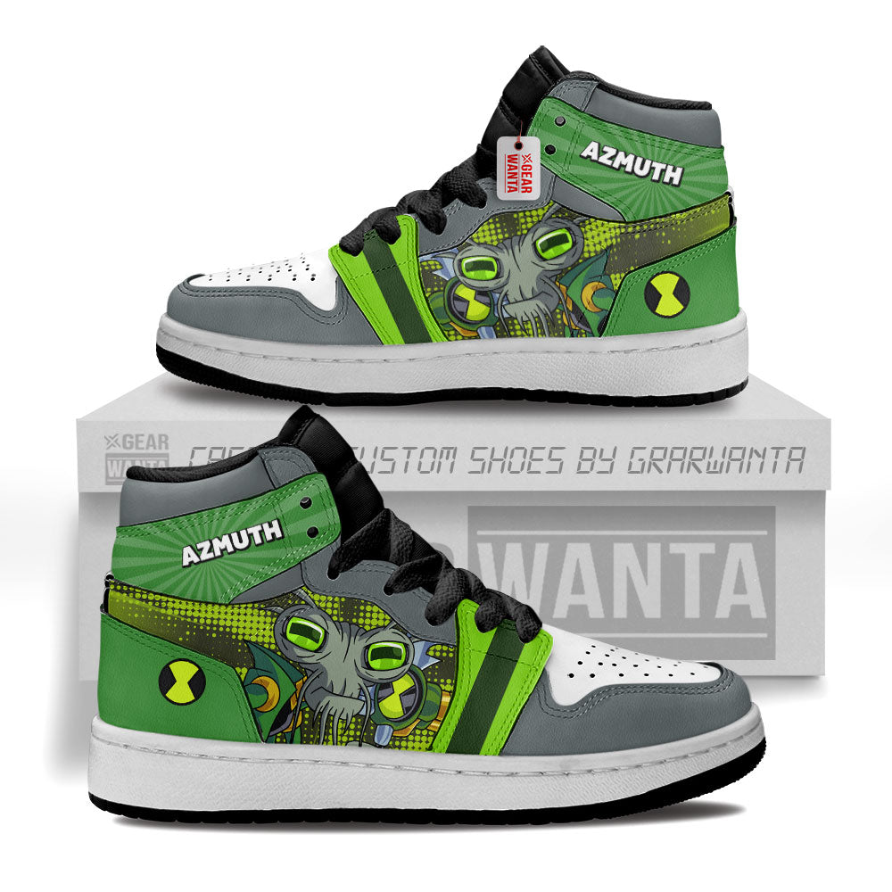 Azmuth Kid J1s Sneakers Cartoon Collection Grabiiva