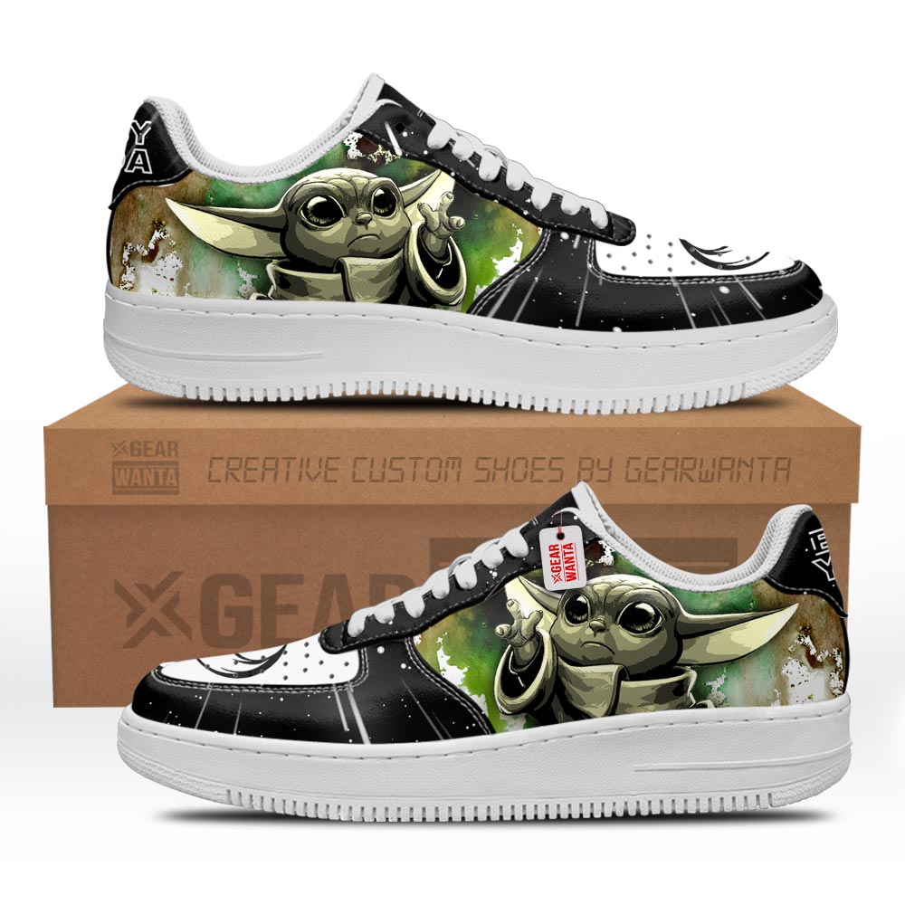 Baby Yoda Star Wars Custom Air Sneakers PT21 Grabiiva