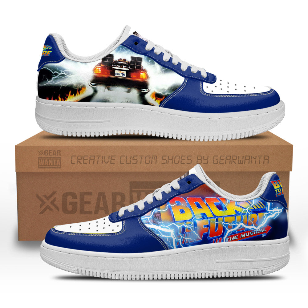 Back To The Future Custom Air Sneakers QD11 Grabiiva