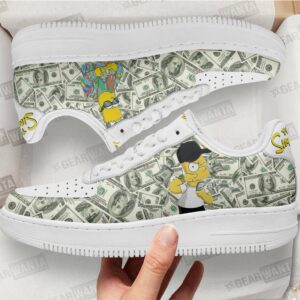 Bart Simpson Air Sneakers Custom Simpson Cartoon Shoes Grabiiva
