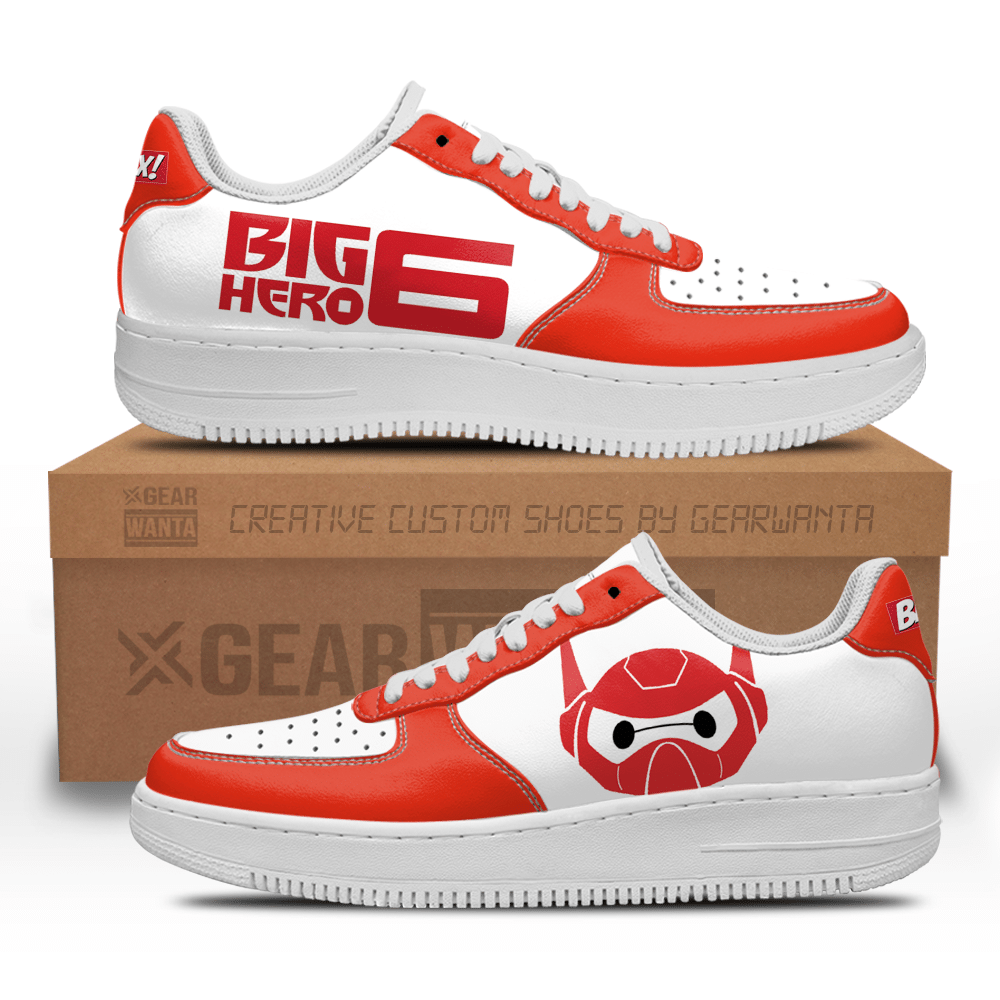 Baymax Super Hero Custom Air Sneakers QD22 Grabiiva
