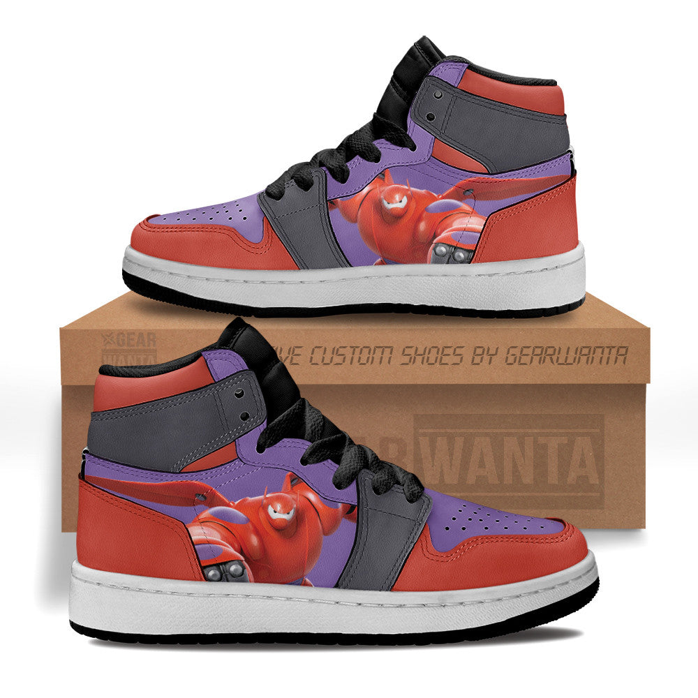 Baymax Superhero Kid J1s Sneakers Custom Grabiiva