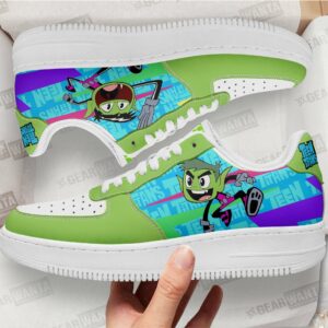 Beast Boy Air Sneakers Custom Teen Titan Go Cartoon Shoes Grabiiva