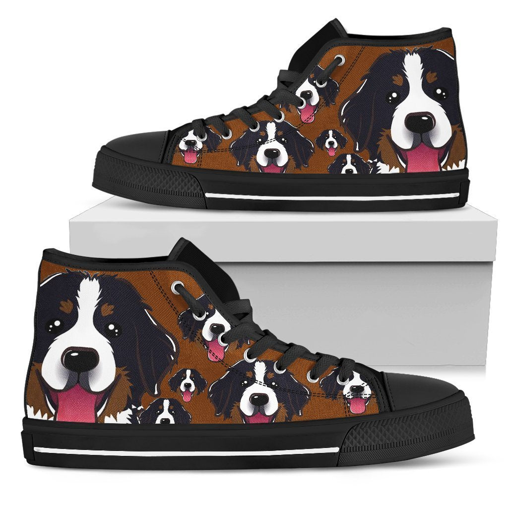 Bernese Shoes High Top For Women Lover Grabiiva