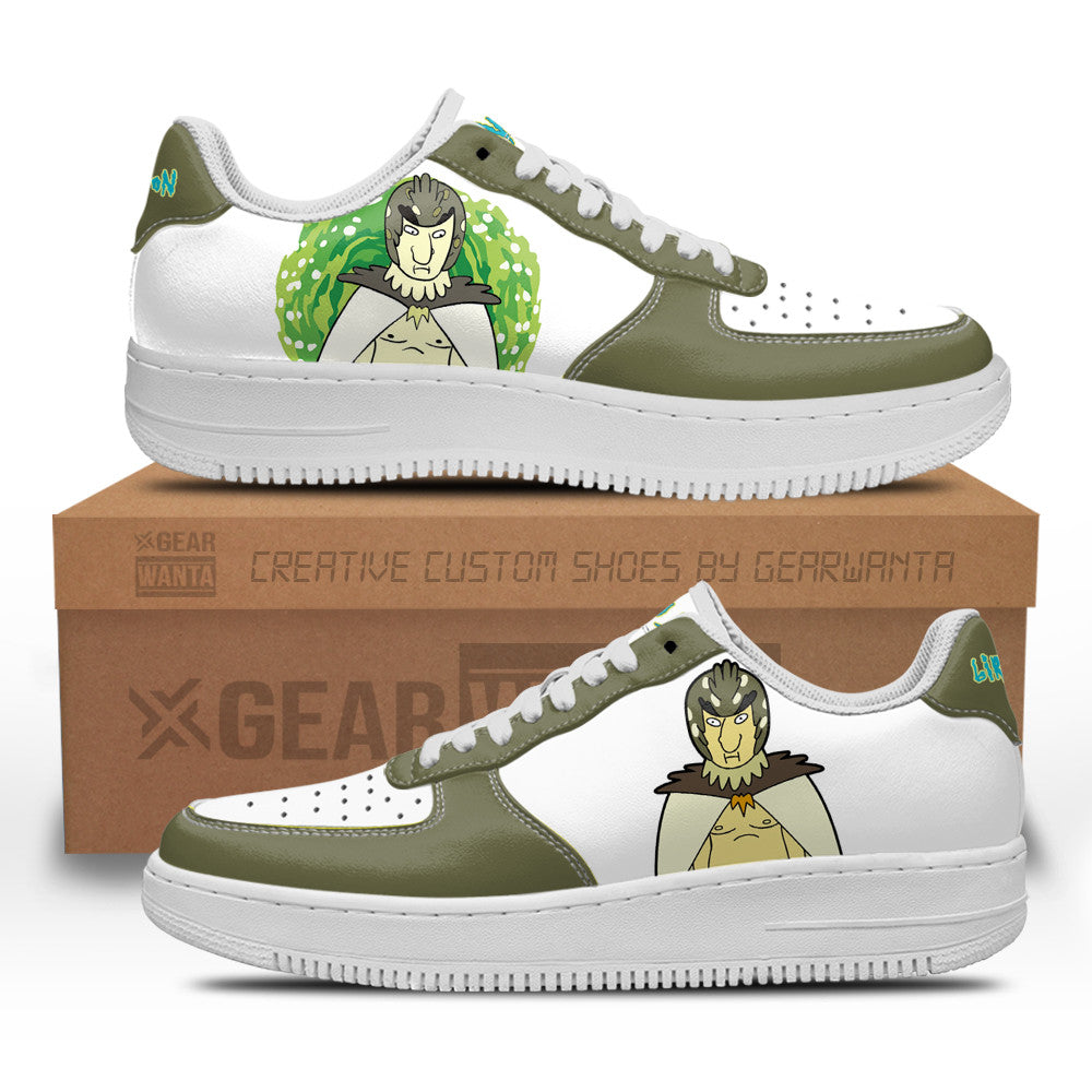 Birdperson Rick and Morty Custom Air Sneakers QD13 Grabiiva