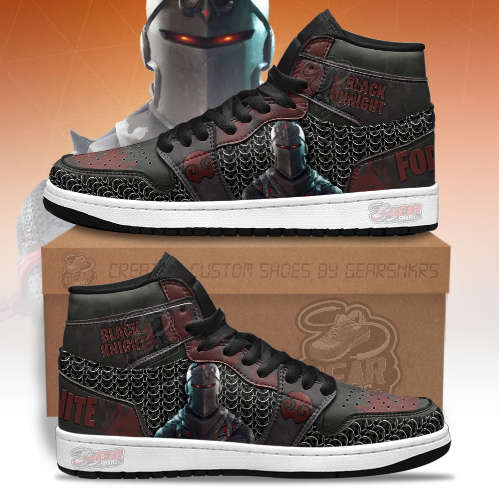 Black Knight Skin J1s Sneakers Game Character  Grabiiva
