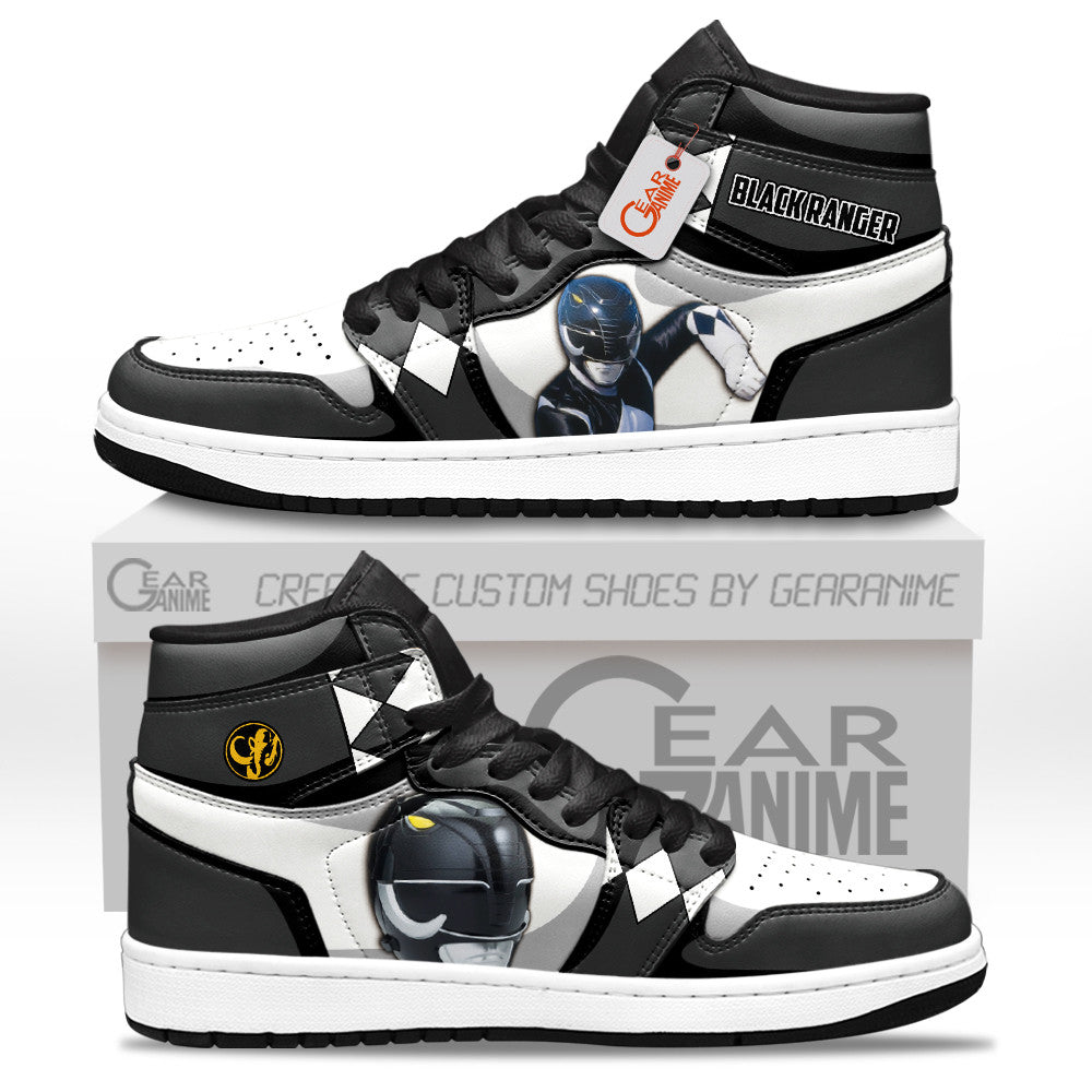 Black Ranger J1 Sneakers Custom Movies Shoes  Grabiiva