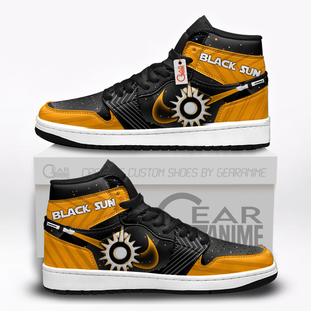 Black Sun J1 Sneakers Custom For Fans  Grabiiva