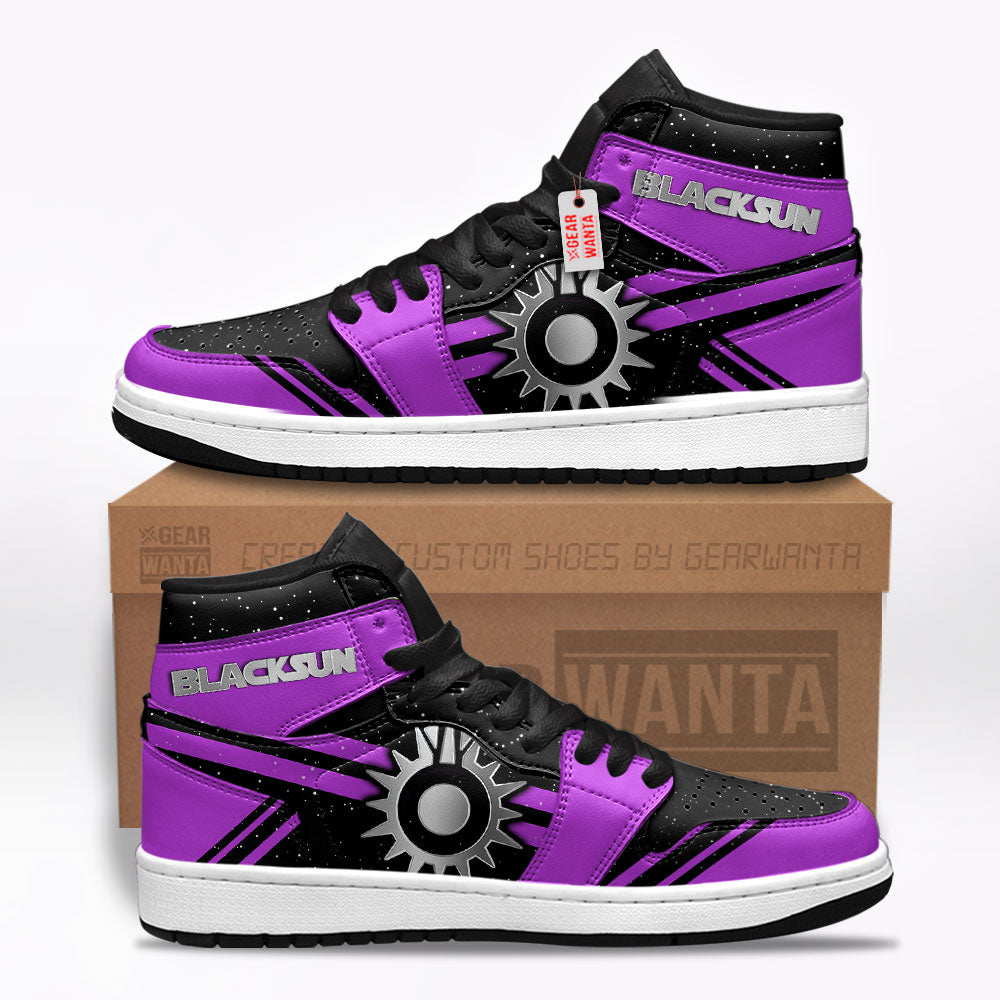 Black Sun Star Wars Symbols J1s Sneakers Custom For Fans TT20  Grabiiva