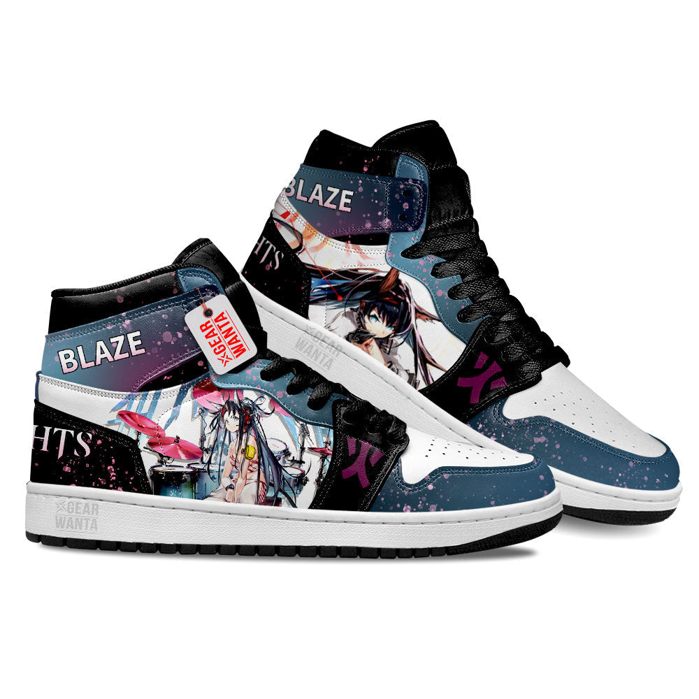 Blaze Skin J1s Sneakers Custom Shoes MN0407  Grabiiva