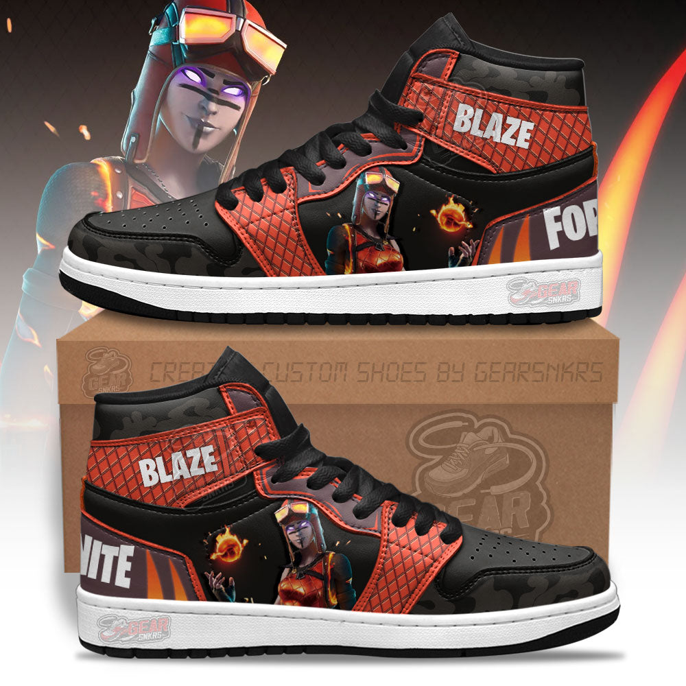 Blaze Skin J1s Sneakers Game Character  Grabiiva