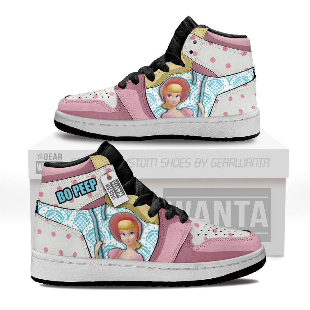 Bo Peep Kids J1 Sneakers Custom Grabiiva
