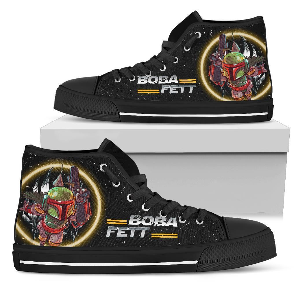 Boba Fett High Top Shoes Custom Grabiiva