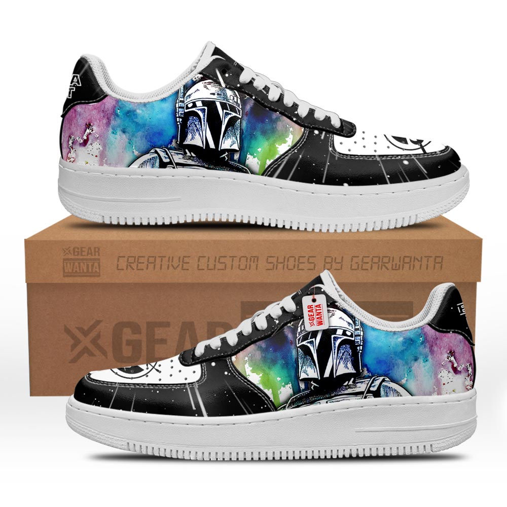 Boba Fett Star Wars Custom Air Sneakers PT21 Grabiiva