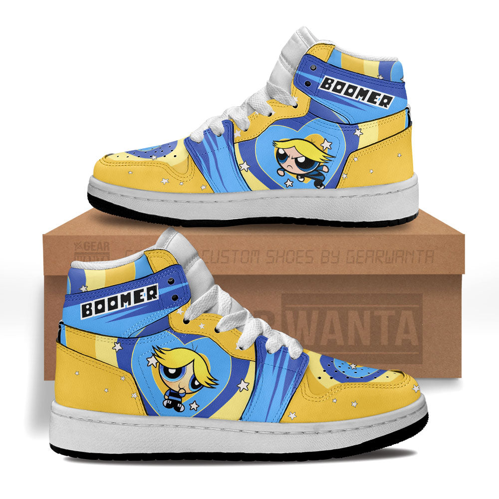 Boomer The Powerpuff Girls Kid J1s Sneakers Custom For Kids Grabiiva