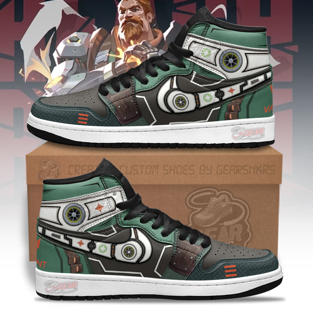 Breach Valorant Agent J1s Sneakers Gifts Idea For Fans MN13  Grabiiva