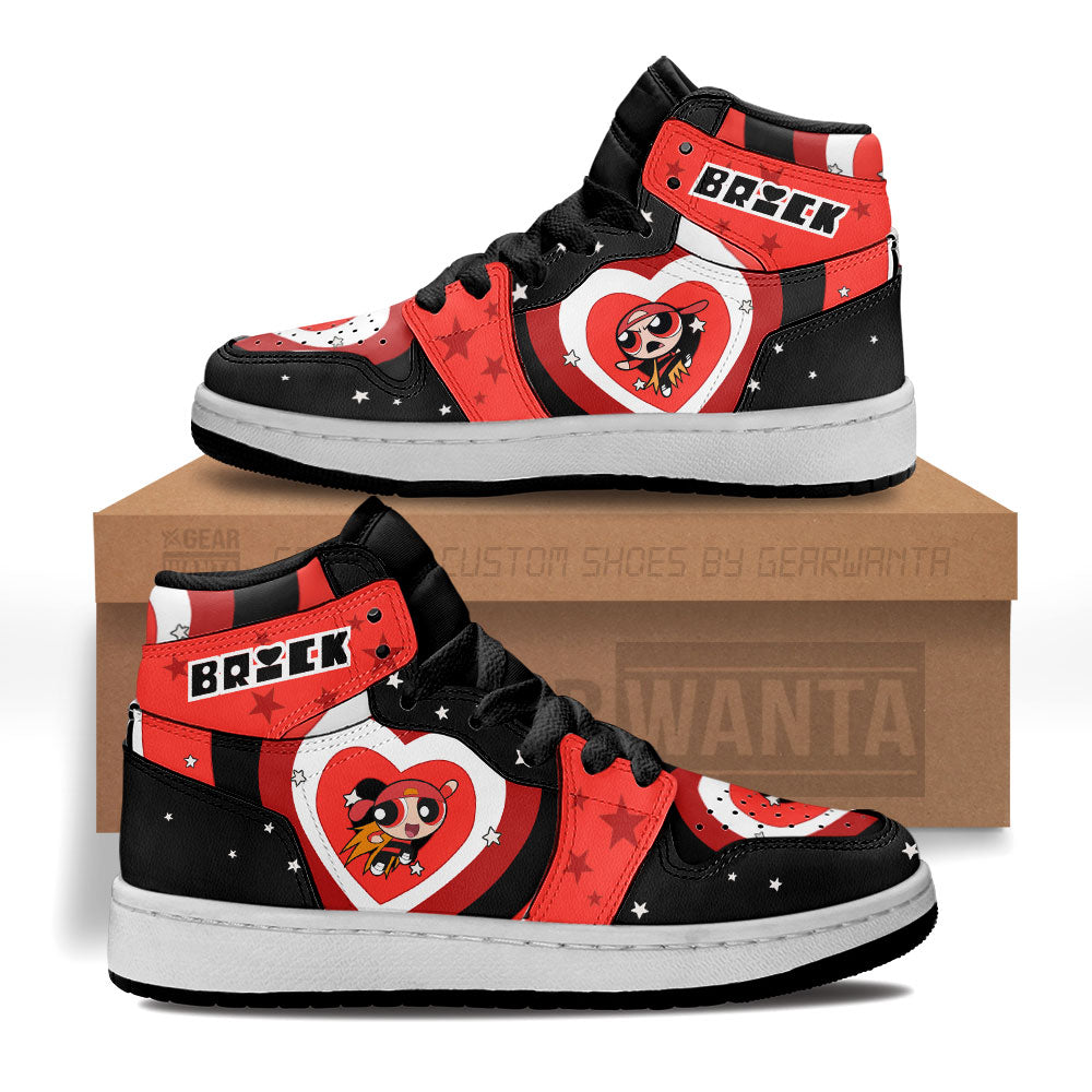 Brick The Powerpuff Girls Kid J1s Sneakers Custom For Kids Grabiiva