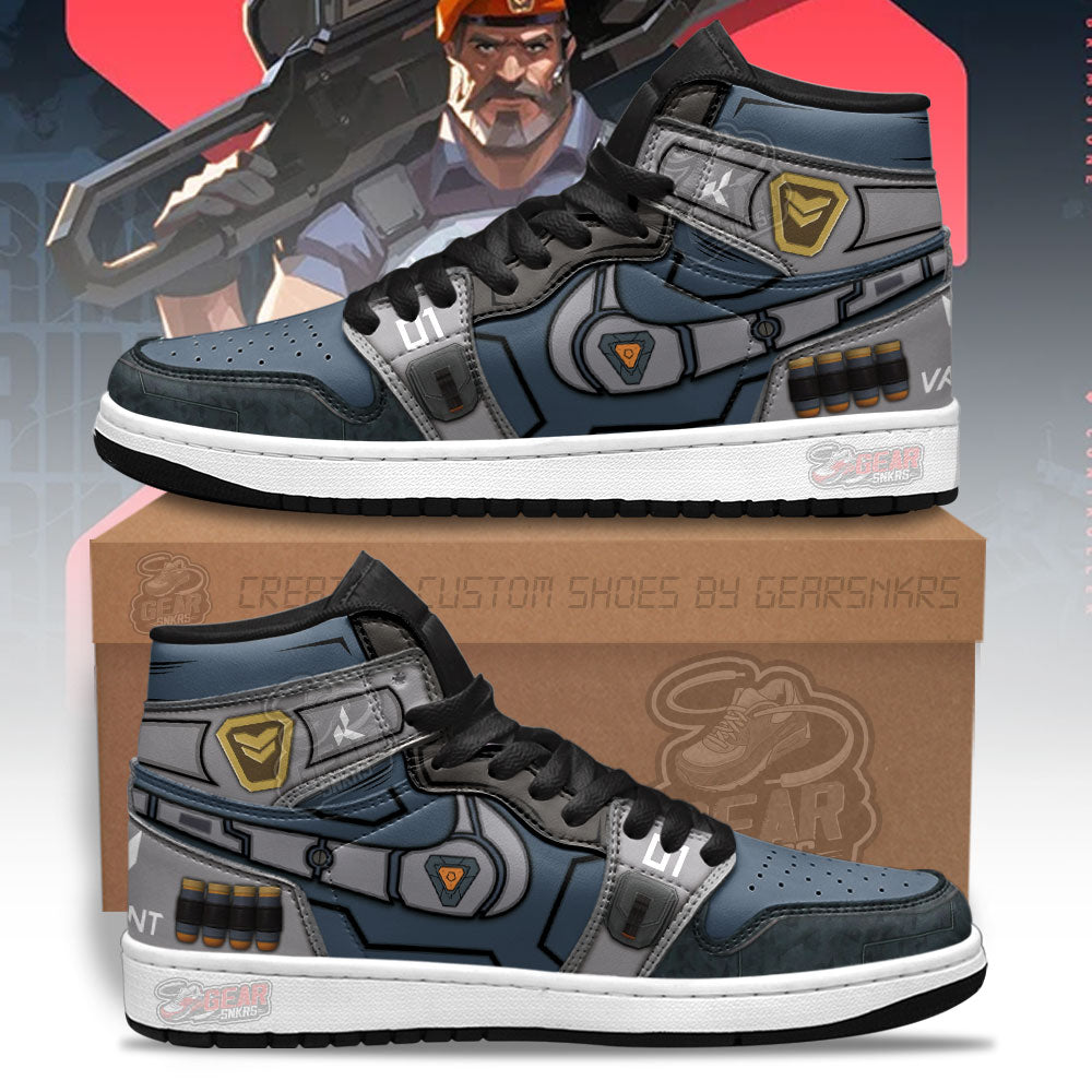 Brimstone Valorant Agent J1s Sneakers Gifts Idea For Fans MN13  Grabiiva