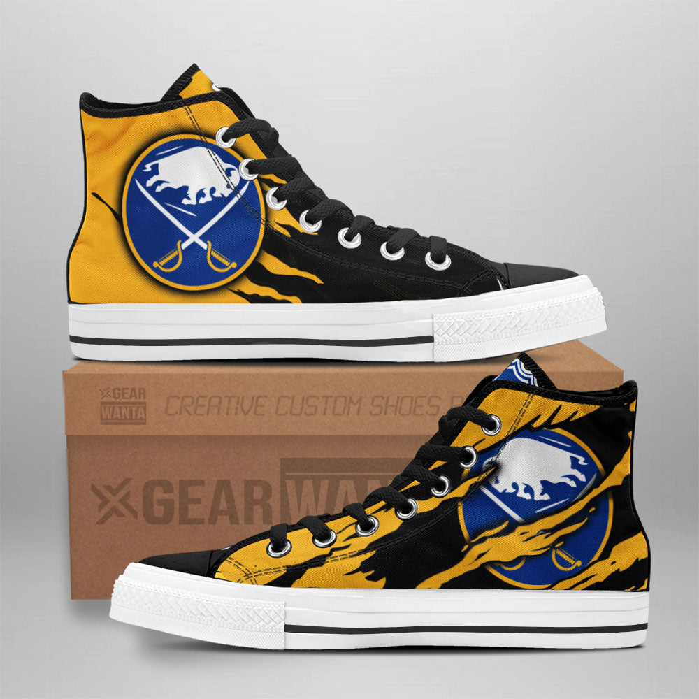 Buffalo Sabres High Top Shoes Custom For Fans Grabiiva