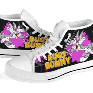 Bugs Bunny Sneaker High Top Shoes Looney Tunes Fan Grabiiva