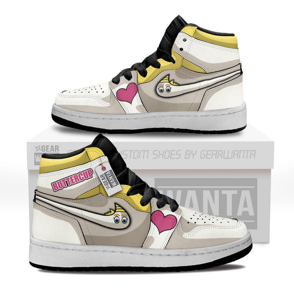 Buttercup Unicorn Kids Sneakers Custom Shoes For Kid Grabiiva