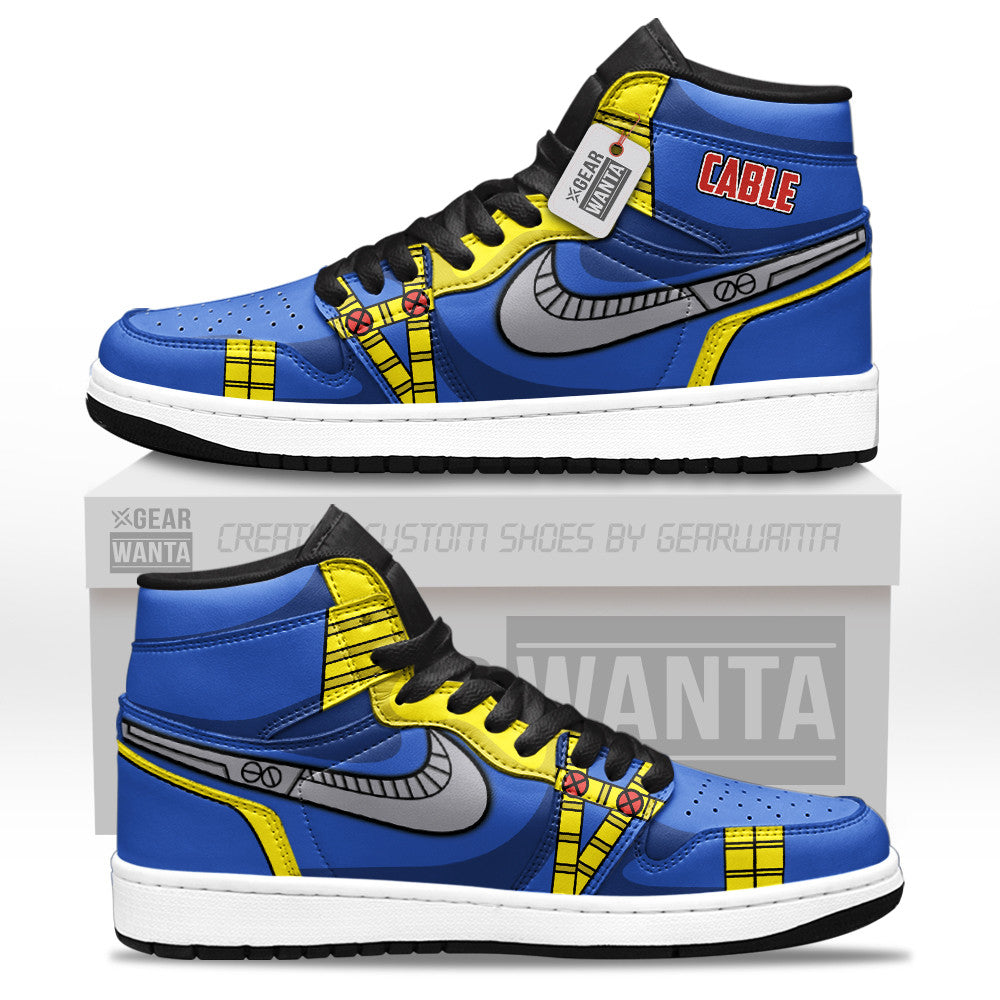 Cable Nathan Summers J1s Sneakers Custom For Movies Fans  Grabiiva