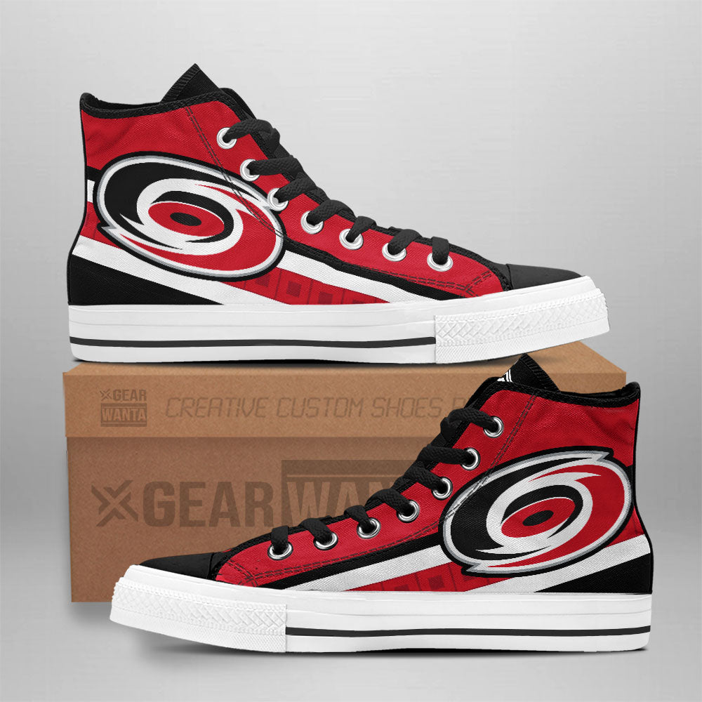 Carolina Hurricanes High Top Shoes Custom Sneakers Grabiiva