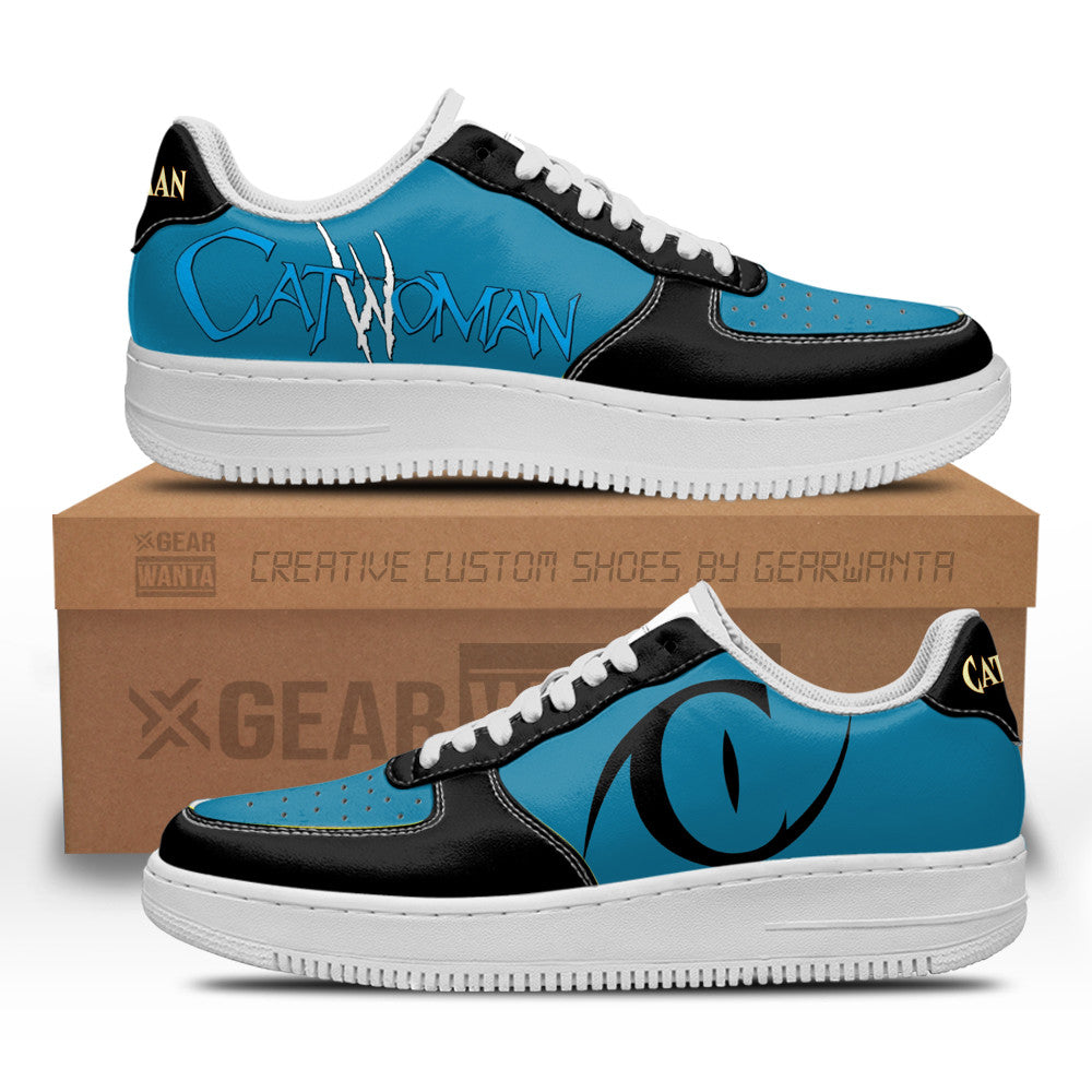 Catwoman Super Hero Custom Air Sneakers QD22 Grabiiva