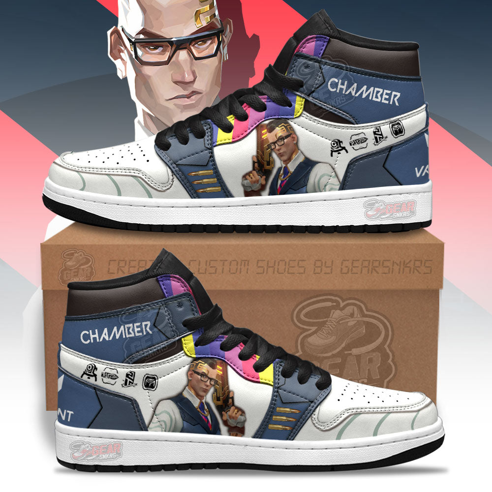 Chamber Valorant Agent J1s Sneakers Gifts Idea For Fans MN13  Grabiiva