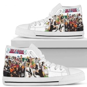 Characters Bleach High Top Shoes Anime Fan NH09 Grabiiva