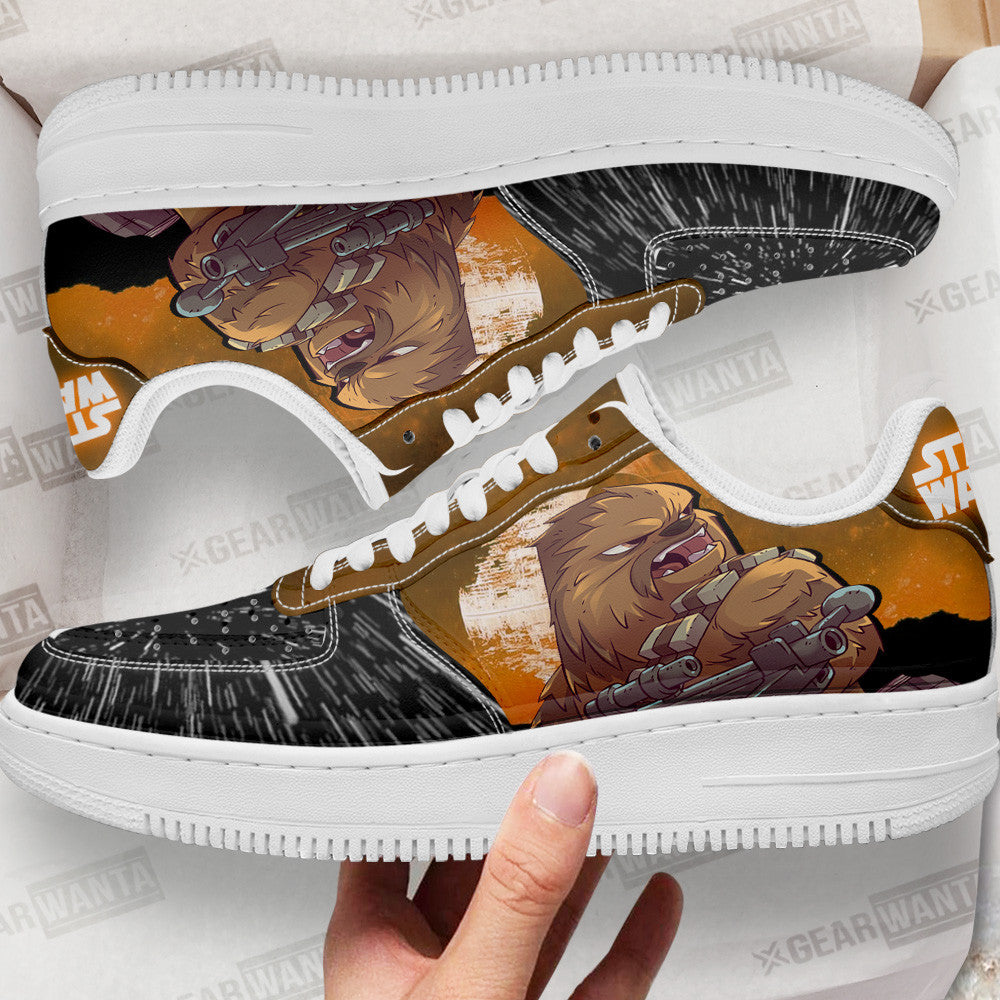 Chewbacca Air Sneakers Custom Star Wars Shoes Grabiiva
