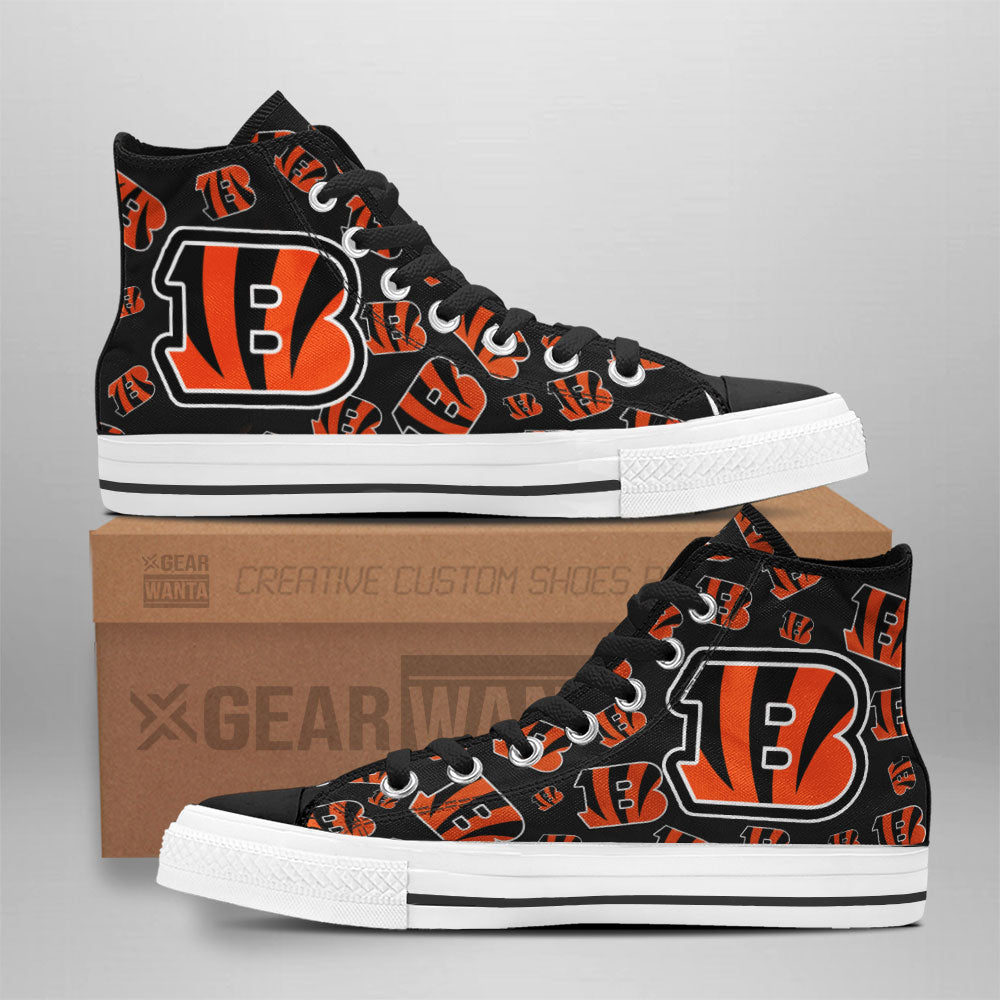 Cincinnati Bengals High Top Shoes Custom Sneakers For Fans Grabiiva