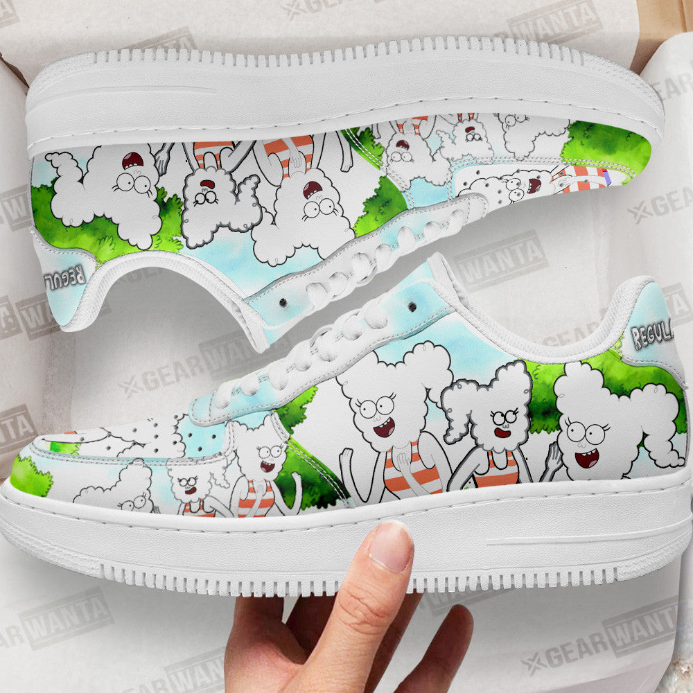 CJ Cloud-humanoid Air Sneakers Custom Regular Show Shoes Grabiiva