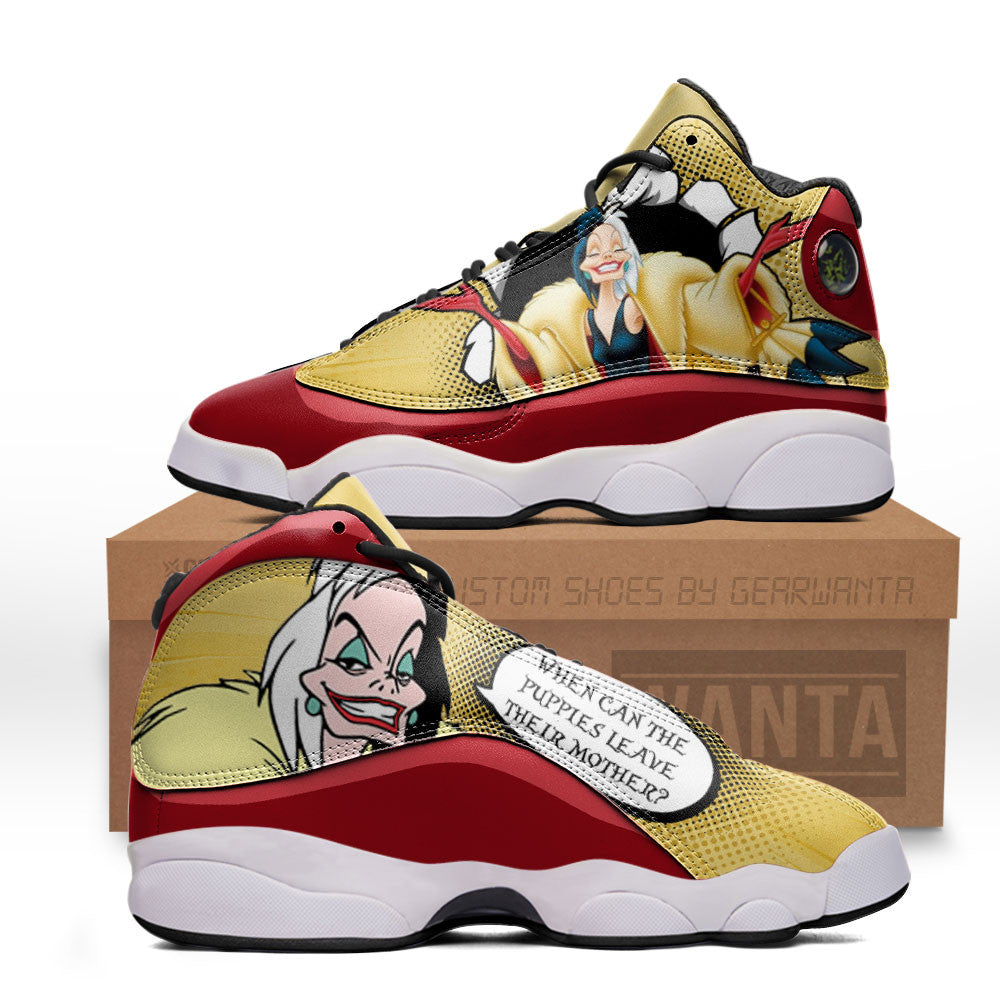 Cruella de Vil J13s Sneakers Comic Style Grabiiva