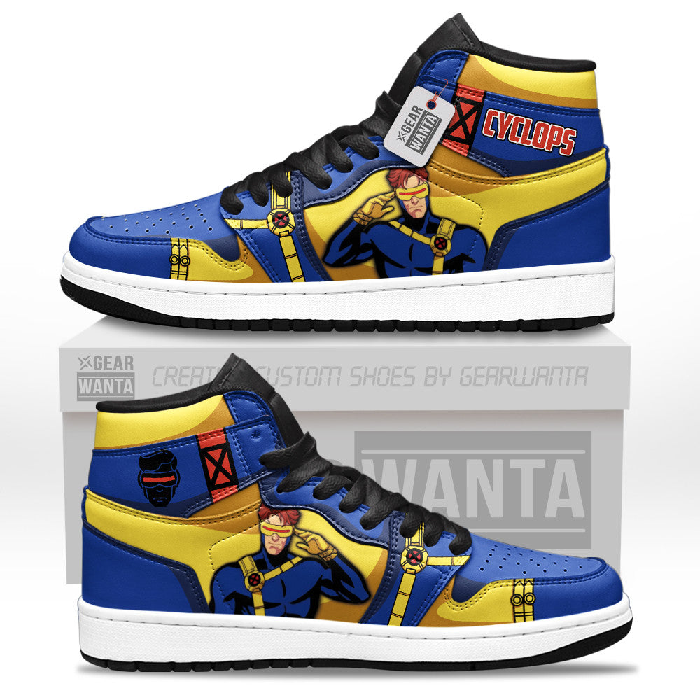 Cyclops Shoes Custom Movies J1s Sneakers  Grabiiva