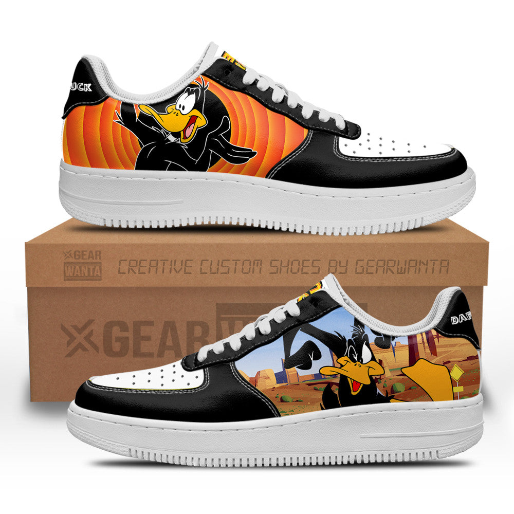 Daffy Duck Air Sneakers Looney Tunes Custom QD14 Grabiiva